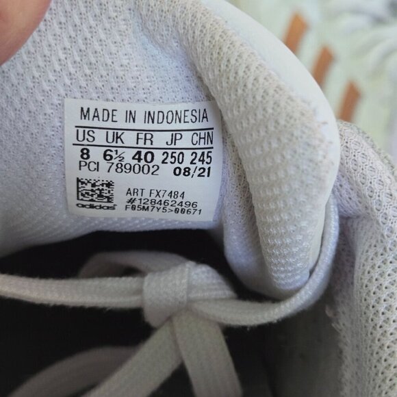 Adidas Superstar White Copper Metallic Sneakers 789002 Size 8 - Picture 10 of 10